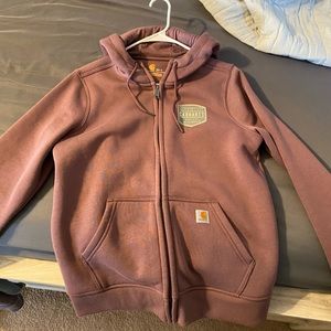 Purple Carhartt hoodie